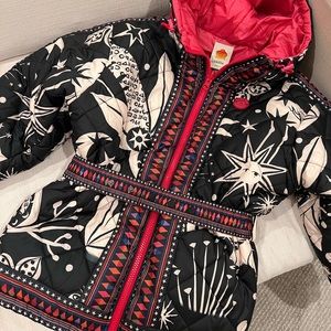 Farm Rio cerrado sky reversible puffer jacket
